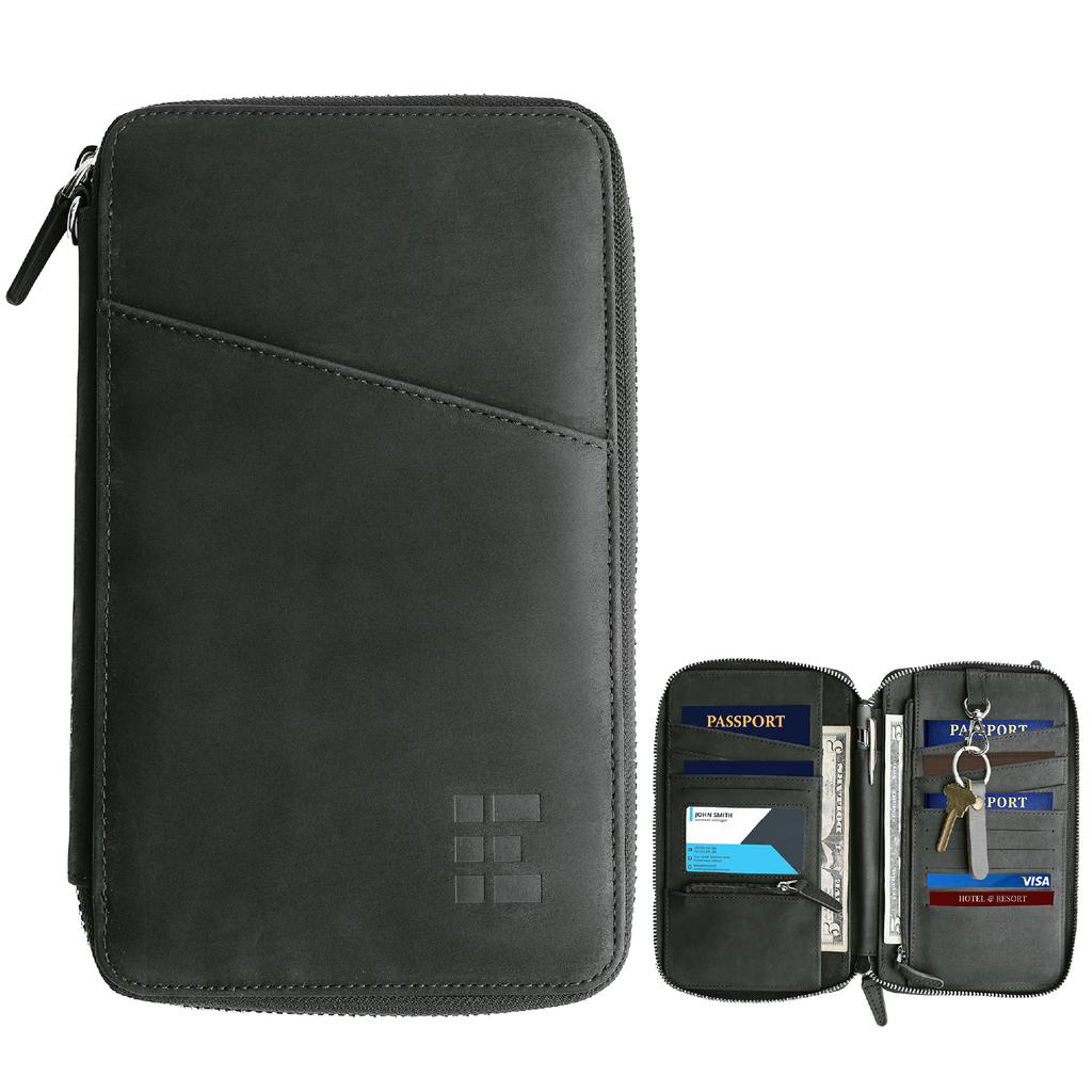 RFID Blocking Passport Holder & Wallet