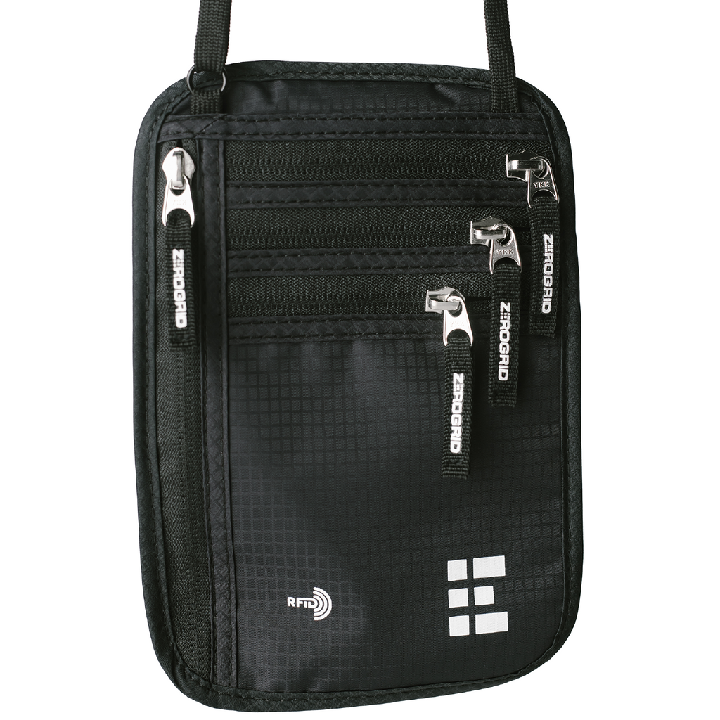 Travel Neck Wallet RFID-Blocking Large and X-Large