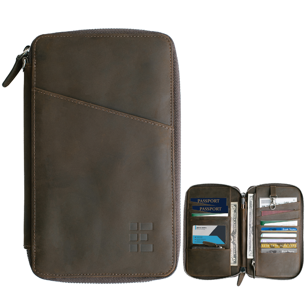RFID Blocking Passport Holder & Wallet