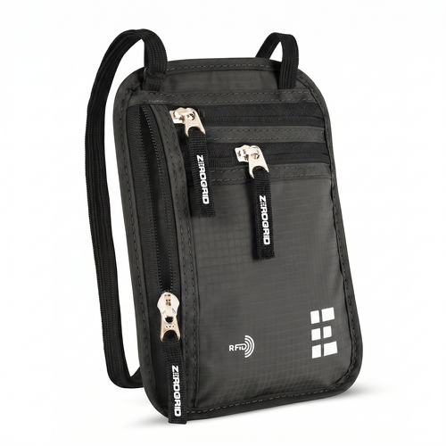 Travel Neck Wallet RFID-Blocking