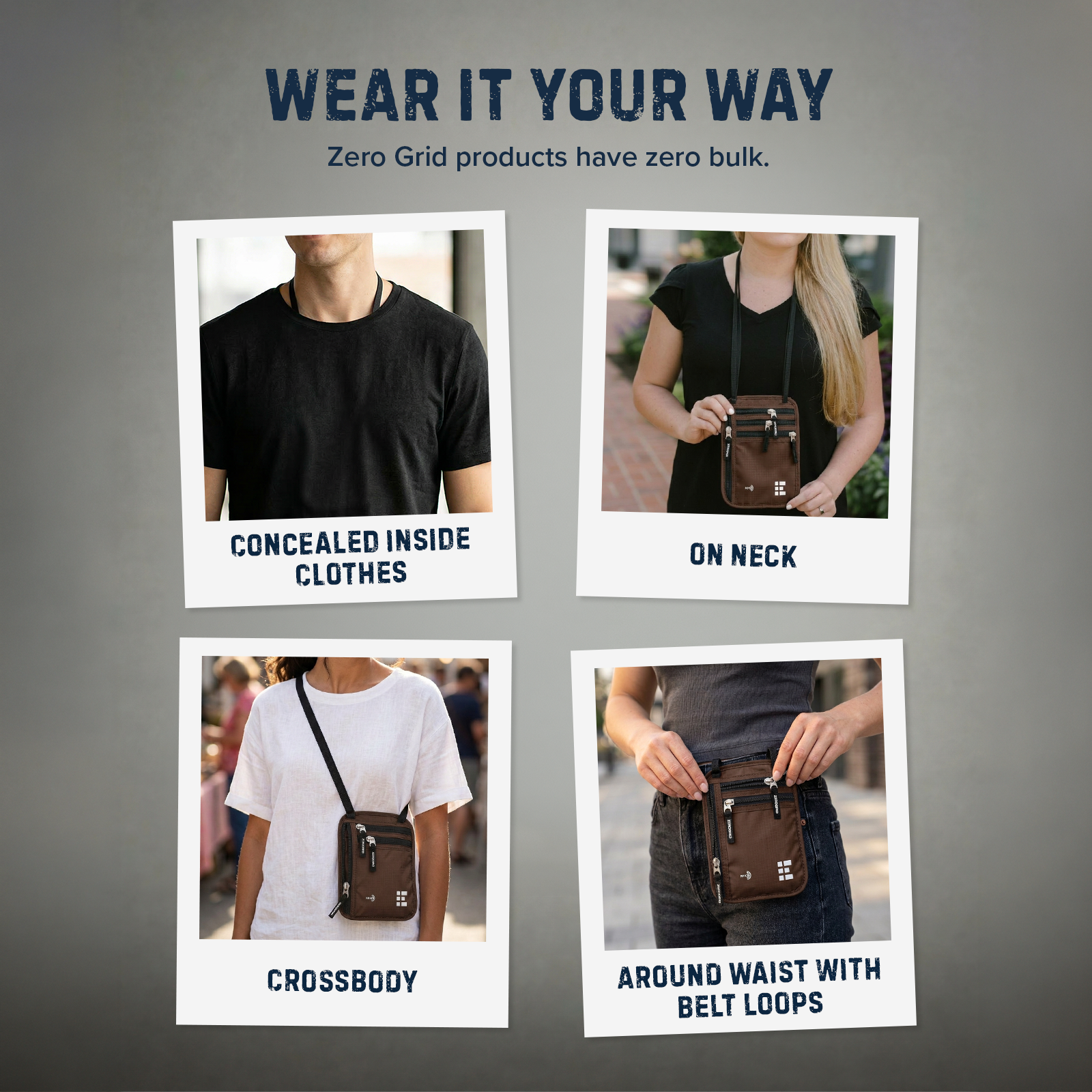 Travel Neck Wallet |Protects your sensitive information