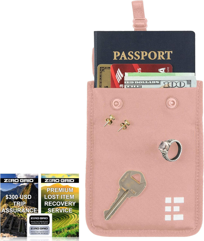 Zero Grid Hidden Bra Wallet