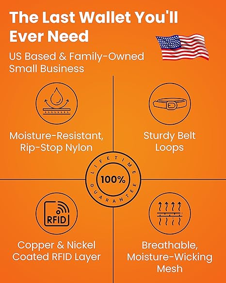 Travel Neck Wallet RFID-Blocking Large and X-Large