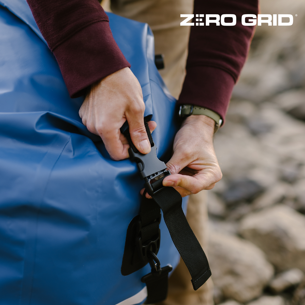 Extra Large Waterproof Duffel Bag - Heavy-Duty Duffle Dry Bag with Welded Seams & Rfid Pockets - Roll Top XL Duffel Bags for Traveling, Camping, Kayaking, Fishing, Canoeing, Boating