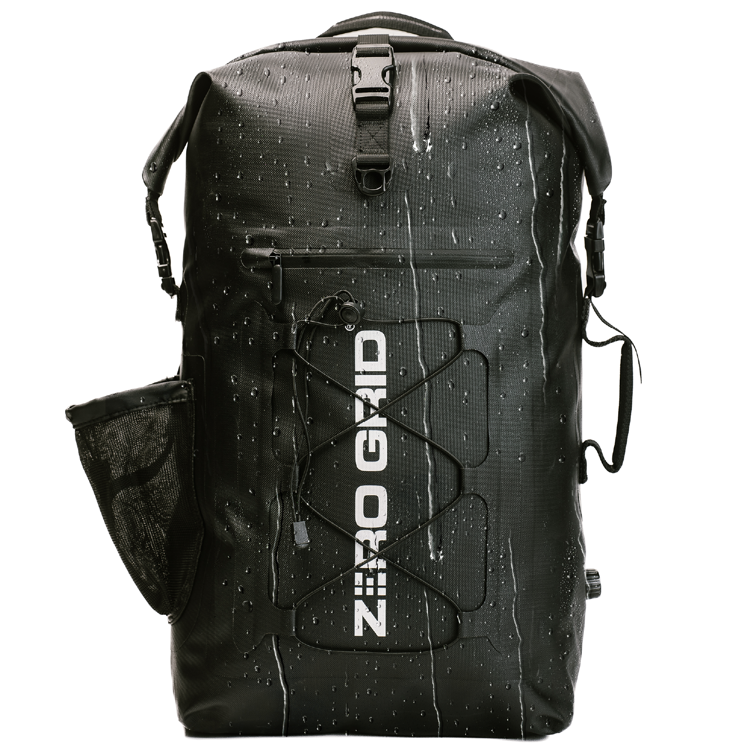 anti-theft waterproof travel backpack zeroblac.com Waterproof Backpack with Rolltop Closure and Faraday Blocking Liner
