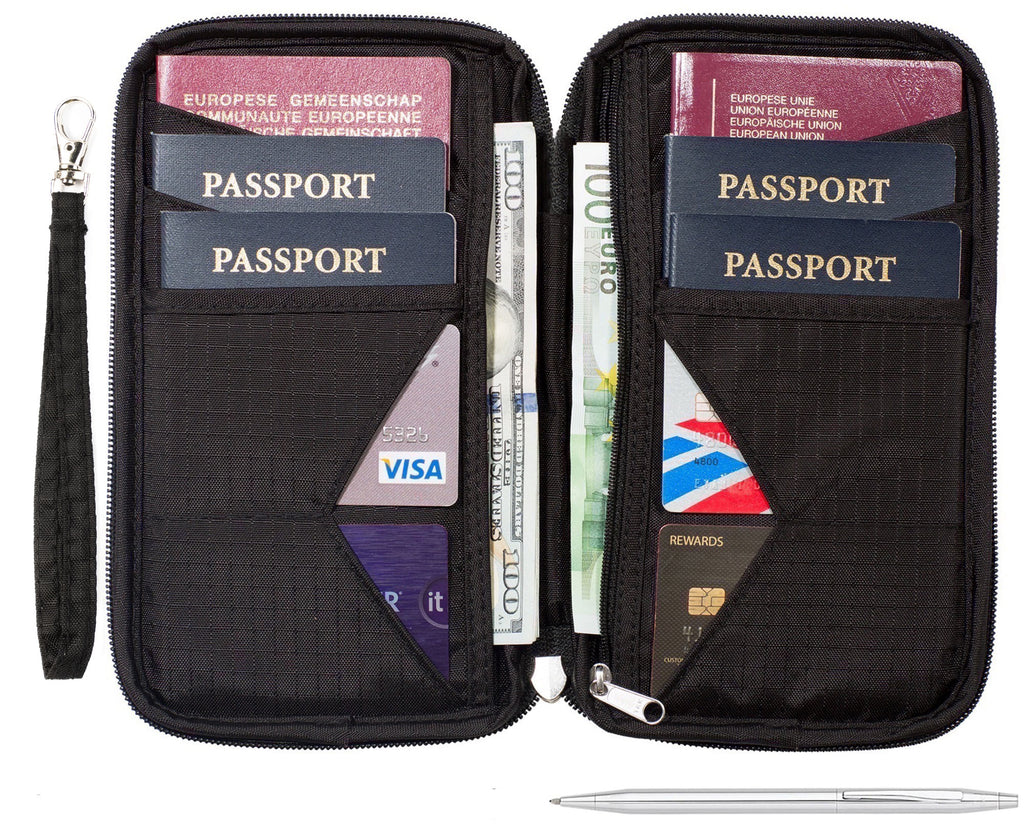 RFID Blocking Passport Holder & Wallet