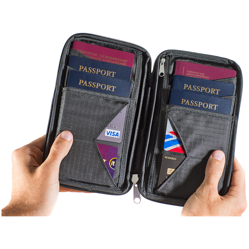 RFID Blocking Passport Holder & Wallet