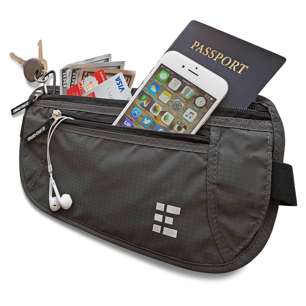 thumbnail image 2 of RFID Blocking Lightweight Hidden Clip Stash Money Belt Travel Pouch Credit Card/ID Holder Money For Women & Men 2 of 11