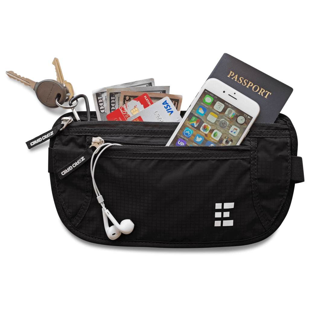 Travel money discount bag