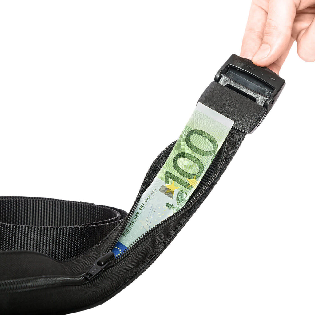 Travel Security Belt & Hidden Money Wallet